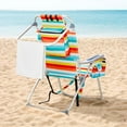 thumbnail image 3 of Ambifirner Folding Chair - Ultra-Portable 8.4lbs Aluminum Recliner with Lay Flat & XL Storage, Supports 220lbs for Beach/Picnic, 3 of 9