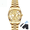 Gold, variant on classic luxury low-key business casual value holiday waterproof quartz men's watch