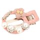 thumbnail image 5 of Pinzas para el pelo Yinane Novia Flor Cristal Nupcial Rosado, 5 of 8