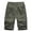 Army Green, variant on IROINNID Men's Casual Elastic Waist Outdoors Breathable Cargo Shorts With Pocket