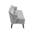 thumbnail image 6 of Leumius 73.6" 3-Seater Sofa, Modern Tufted Upholstered Couch Comfy Upholstered Sofa for Living Room, Apartment, Light Grey, 6 of 9