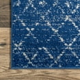 thumbnail image 5 of nuLOOM Moroccan Blythe Distressed Indoor Blue Area Rug, 2' 8" x 8', 5 of 9