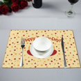 thumbnail image 1 of BSDHOME Happy Turkey Day Table Placemat Food Mat 12x18 Inches, 1 of 4