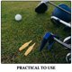thumbnail image 3 of CHICHUMID 6Ud Tee De Golf Plástico Indestructible Dorado Para Y Entrenamiento Interior Y Exterior, 3 of 6