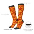 thumbnail image 4 of Naloa Vintage maple leaves autumn Knee Socks, High Socks Long Stretchy Sock Women Knee High Stocking, Long Socks for Women, 4 of 6