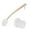 white two size, variant on Dualoai Back Lotion Applicator Body Brush Multipurpose Sturdy Lightweight Long Reach white