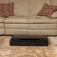 thumbnail image 2 of Sierra Brown Bonded Leather Folding Storage Ottoman, 2 of 4