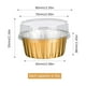 thumbnail image 3 of 5 Aluminio Muffin Cups Cheesecake Pan Papel de aluminio reciclado Puede utilizar Horno Microondas Wrappers para Snacks Creme 50 pcs perfecl Revestimientos de tazas para hornear, 3 of 8