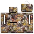 thumbnail image 5 of Whosucclay Horses Wildflowers Golf Cart Seat Towel, 4 Pockets Seat Blanket for EZGO Yamaha Carts Club Car Front Seat 2-Person Golf Cart, 51.18 x 30.3 inches, 5 of 9