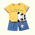 thumbnail image 4 of EGNMCR Ensemble de Blouses et Chemises à Manches Courtes Col Rond pour Tout-Petits Garçons Filles Mode Mignon Imprimé Chiot Ensemble Décontracté Fille, 4 of 4