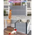 Retractable Mesh Safety Gate for Babies and Pets, Extra Wide Safety Dog