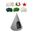 thumbnail image 1 of Cama para Gatos perfecl Nido Semicerrado para Gatos Decoración Navideña Casa para Gatos, 1 of 8