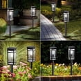 thumbnail image 3 of 6 Pack Solar Lights Outdoor Waterproof for Garden Pathway Walkway Yard Lawn Decorative Landscape Lighting.(Cool White), 3 of 7