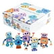 thumbnail image 1 of Montessori Toys Robot Building Blocks construcción Snap-Together para pequeños, 1 of 9