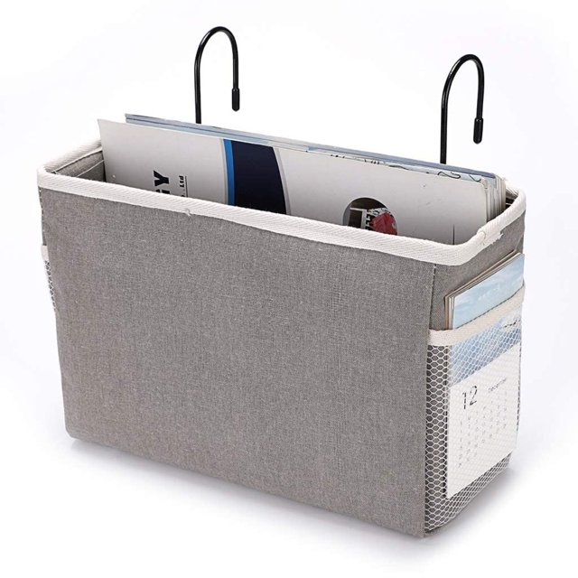 Mesita de noche para colgar, bolsillos para cama, organizador de cama, para la escuela