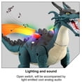 thumbnail image 3 of Modelo De Simulación De Dinosaurio Eléctrico Juguete De Dinosaurio Eléctrico Resistente A La Decoloración Juguete De Dinosaurio Que Camina Fresco Con Efectos De Sonido Pulverizable Para Niños Juguete Eigraketly FN002451-00, 3 of 6