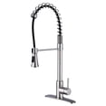 thumbnail image 3 of Spring Pull Down Single Handle Kitchen Faucet with Deck Plate, 3 of 6
