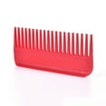 thumbnail image 5 of unbranded 3pcs Plastic Wide Teeth Combs Smooth Non Tangling Haircut Combs for Salon Household (Black Grey Red), 5 of 8