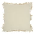 thumbnail image 2 of Mina Victory Life Styles Cotton Diamond Stripe Throw Pillow in Stonewash Clay, 2 of 5