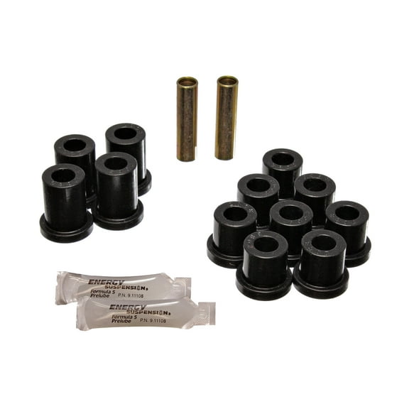 Energy Suspension 55-57 Chevy Bel Air Black Rear Leaf Spring Bushing Set