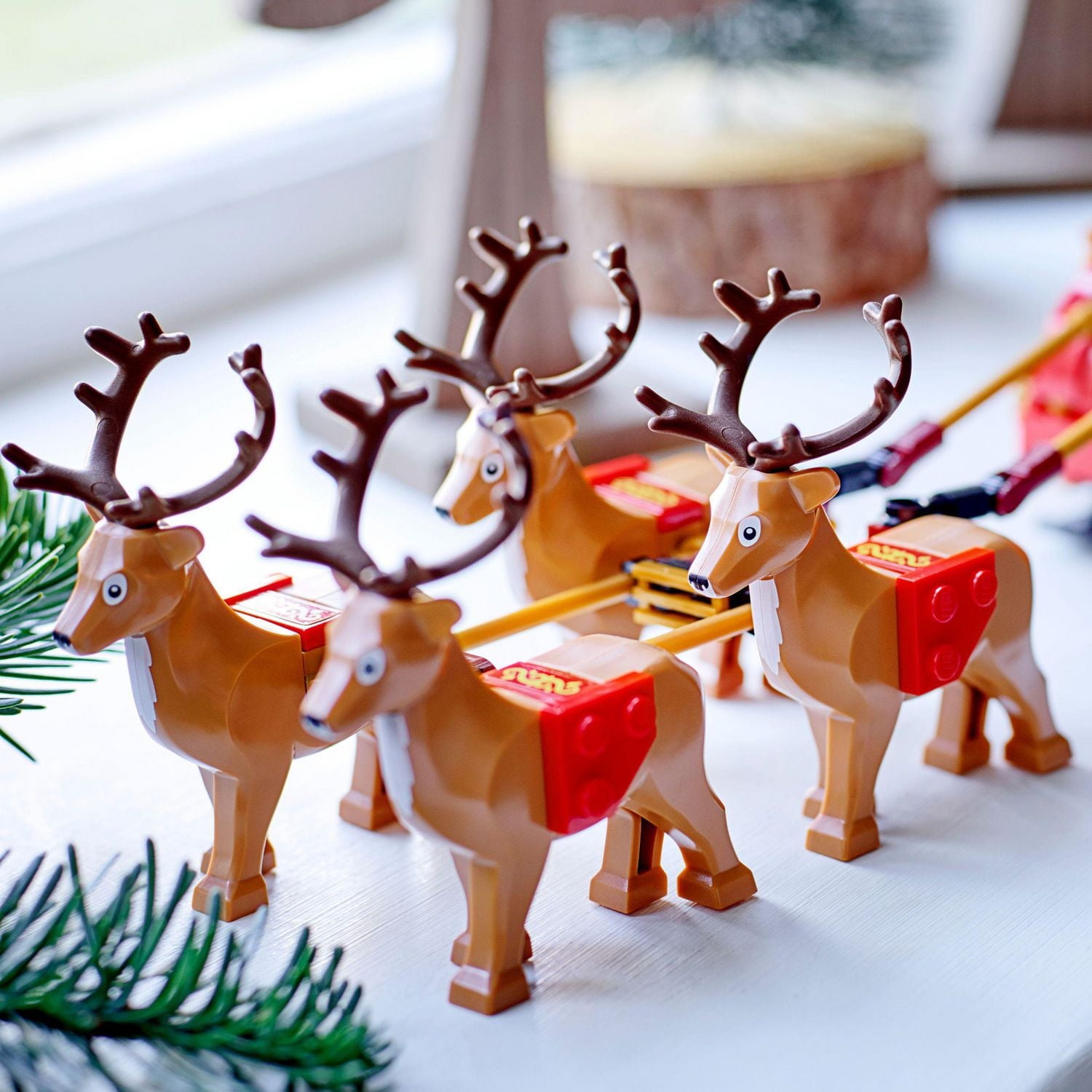 LEGO Santa’s Sleigh Christmas Toy Building Set for Ages 9-13, with Reindeer & Santa Figurine, 40499