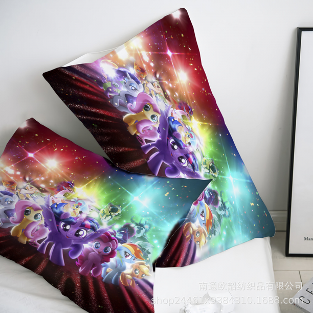 My Little Pony Bedding Set 3D Cartoon Pony Duvet Cover Set Soft
