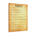 thumbnail image 2 of Scripture Walls Psalm 64 Chapter Gold Bible Canvas Christian Wall Art Ready to Hang Unframed, 2 of 18