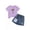 White, variant on CHENge Little Girls 2 Piece Outfits, Heart Print T-Shirt and Frayed Denim Skirt Set for Kids Summer Wear