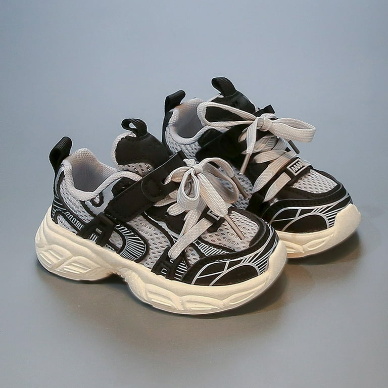 REDARER Kids Platform Sneakers Breathable Mesh Dad Shoes