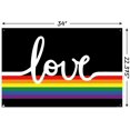 thumbnail image 3 of Love Wall Poster with Push Pins, 22.375" x 34", 3 of 4