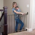 thumbnail image 1 of bebé eroo by North States - Easy Swing &amp; Lock Baby Gate Series 2: Puerta de Seguridad de Metal para escaleras y Puertas, Ajustable de 28.68 a 47.85 Pulgadas de Ancho, 31 Pulgadas de Alt, 1 of 7