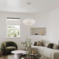 thumbnail image 6 of 52137-91 Livex Lighting Monroe - 4 Light Pendant In Timeless Style-16 Inches Tall and 18 Inches Wide-Brushed Nickel Finish    -Traditional, 6 of 14