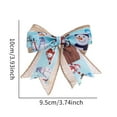 thumbnail image 3 of YIKA Christmas Double Layered Bow Christmas Tree Decoration Small Bow Festival Gift Box Packaging Bow Accessories Christmas Bows And Ribbons, 3 of 6