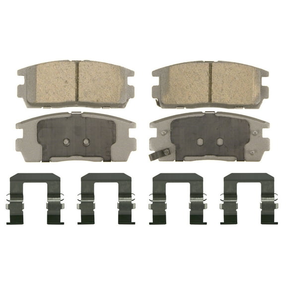 Wagner ThermoQuiet QC1275 Ceramic Disc Brake Pad Set Fits select: 2007-2017 CHEVROLET EQUINOX, 2010-2017 GMC TERRAIN