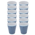 thumbnail image 4 of Taza para bebidas, taza de agua de 12 piezas, taza de té de rejilla azul, taza de leche confiable y duradera, 4 of 8