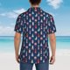 thumbnail image 4 of Balery Cartoon Lighthouse Camisas hawaianas de manga corta para hombre, camisas playeras de corte holgado, camisas de vacaciones con botones,3X-Large, 4 of 7