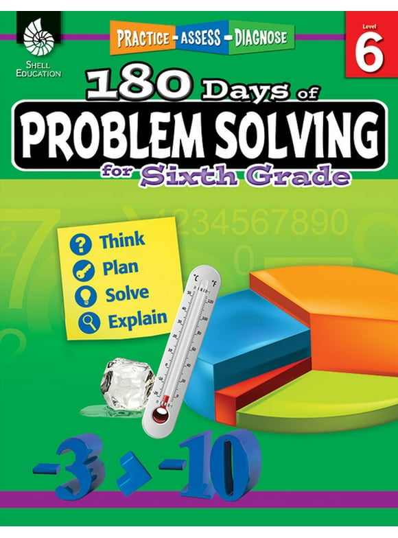 180 Days of Practice 180 Days of Problem Solving for Sixth Grade: Practice, Assess, Diagnose, (Paperback)