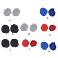 thumbnail image 4 of pitrice 2pcs Cover Ear Cushion Soft Skin-Friendly Earmuffs Replacement Sleeve Headset Universal Computer Women Children Red Small, 4 of 7