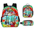 thumbnail image 1 of Mochila de anime Dragon Ball Goku, bolso de hombro doble de 18 pulgadas, conjunto de dos capas, mochila para estudiantes, 1 of 5
