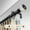 Black, variant on Central Design 100-59-662 1 in. Lyla Curtain Rod with 66 to 120 in. Extension, Black