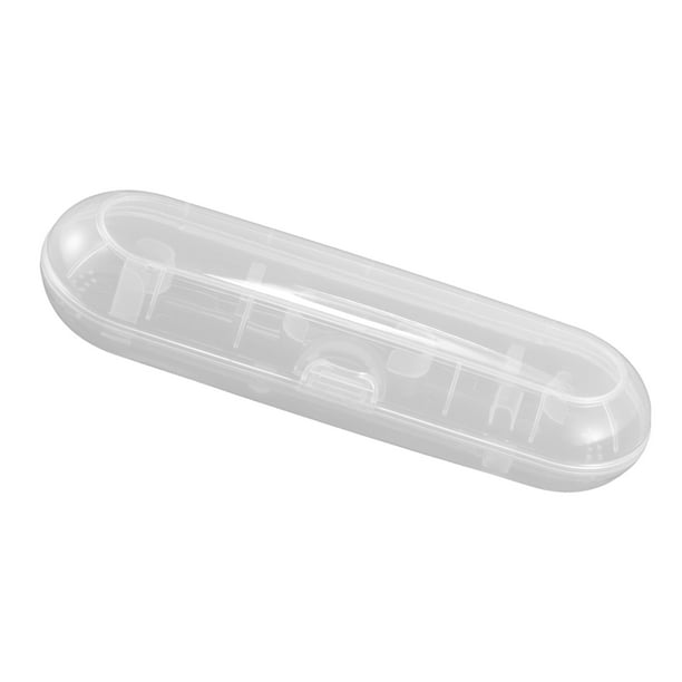 Estuche de viaje portátil para cepillo de dientes eléctrico Unique Bargains para Philips, Sonicare, Oral-B Pro, iO y otros cepillos de dientes eléctricos transparente