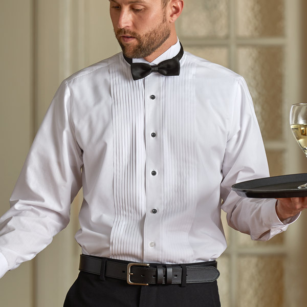 Henry Segal Men's White Tuxedo Shirt 