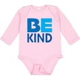 thumbnail image 3 of Inktastic Be Kind Logo in Blue Boys or Girls Long Sleeve Baby Bodysuit, 3 of 5