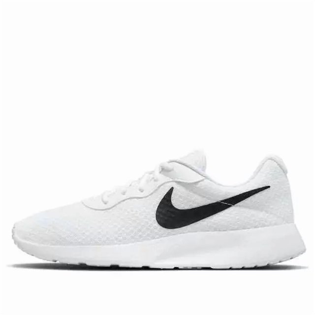 Nike Tanjun White Black Athletic Running Shoes DJ6258-100 Men's Sizes