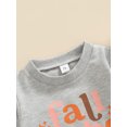 thumbnail image 6 of Douhoow Infant Sweatshirt Baby Boys Girls Casual Long Sleeve Letter Print Round Neck Pullover Tops, 6 of 9