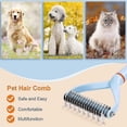 thumbnail image 5 of Pet Grooming Brush, Dog Detangling Comb, Double Sided For Shedding And Detangling Undercoat For Dogs, 5 of 5