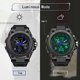 thumbnail image 2 of Relojes para hombre, deportivos, militares, grandes, de pulsera, para exteriores, digitales, analógicos, con doble horario, LED, calendario, cronómetro para hombre y niño, 12/24 h, 2 of 4