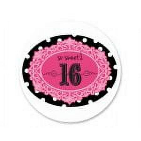 Sweet 16 7inch Round Edible Photo Image Cake Decoration