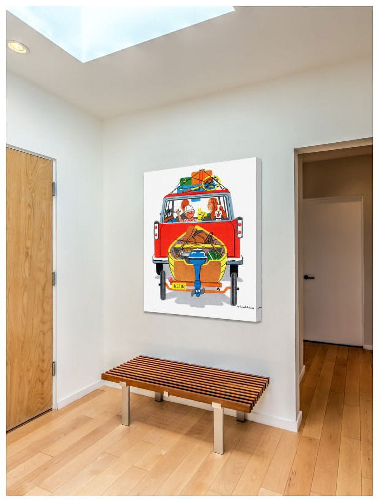 "Family Trip" by Curtis Painting Print on Canvas