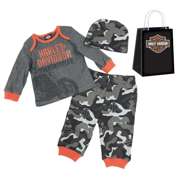 Harley Davidson Harley Davidson Baby Boys H D 3 Piece Hanging